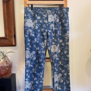 Lauren Ralph Lauren SZ 8 Floral Jeans!